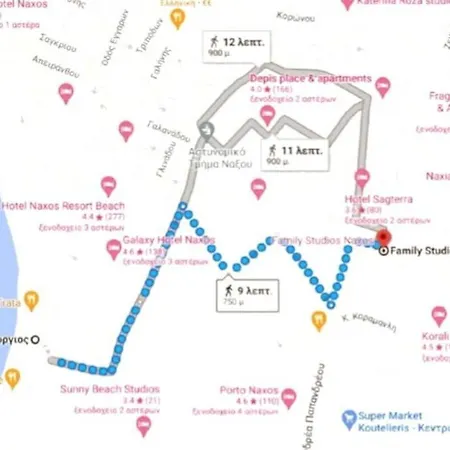 Cozy 1 Naxos Апартаменты Naxos City