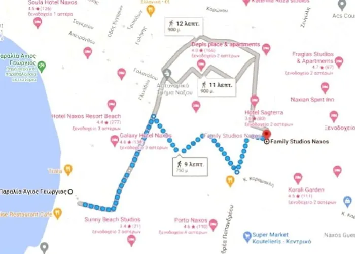 Cozy 1 Naxos Апартаменты Naxos City